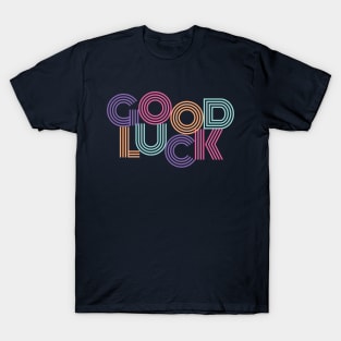 Good Luck Colorful Design T-Shirt